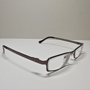 Authentic Versace MOD 1041 1006 Gunmetal Rectangular Eyeglass Frames Italy